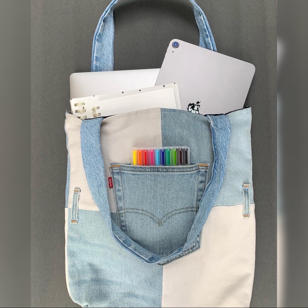 CUSTOM LEVI TOTE BAG!!